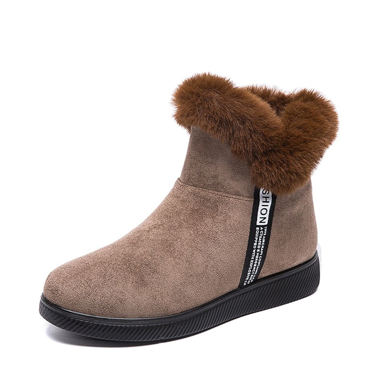 BLWOENS - Botas de algodón para Mujer - Beige