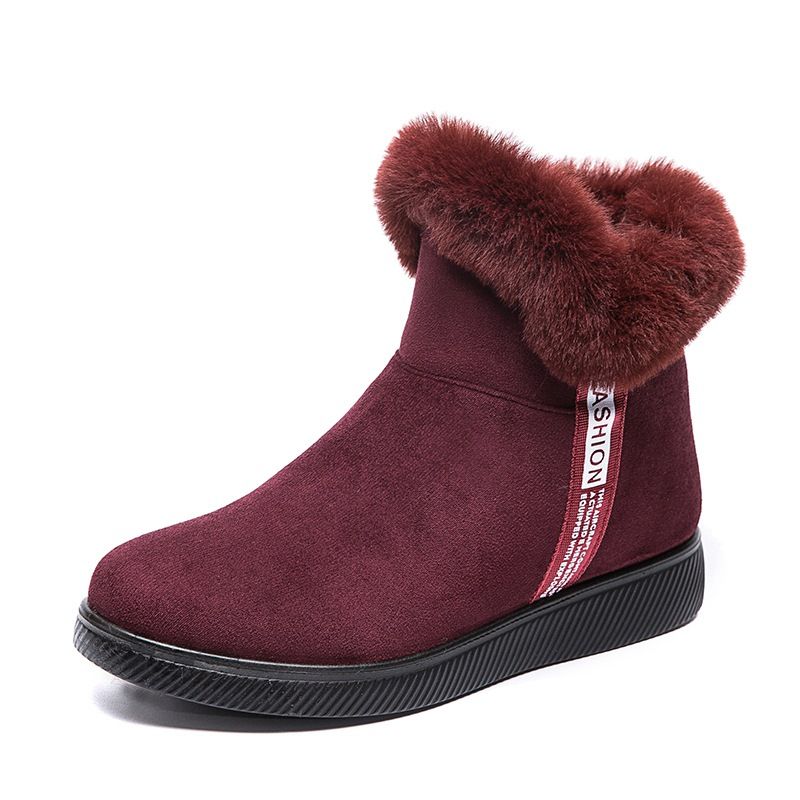 BLWOENS - Botas de algodón para Mujer - Rojo