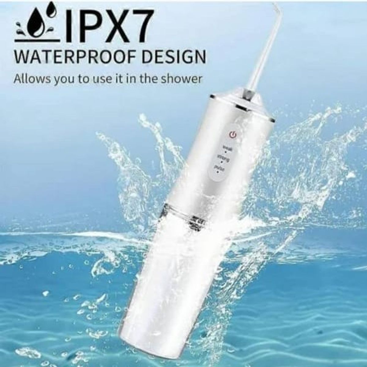 GENERICO - IRRIGADOR BUCAL PARA LA LIMPIEZA DENTAL INHALAMBRICO VERDE O BLANCO