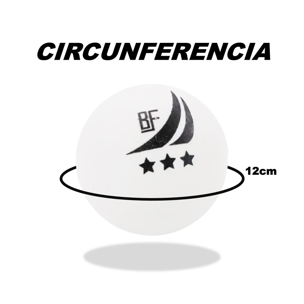 FUBBALL - 60 Pelotas Ping Pong Tenis Mesa Training + Frasco Importado