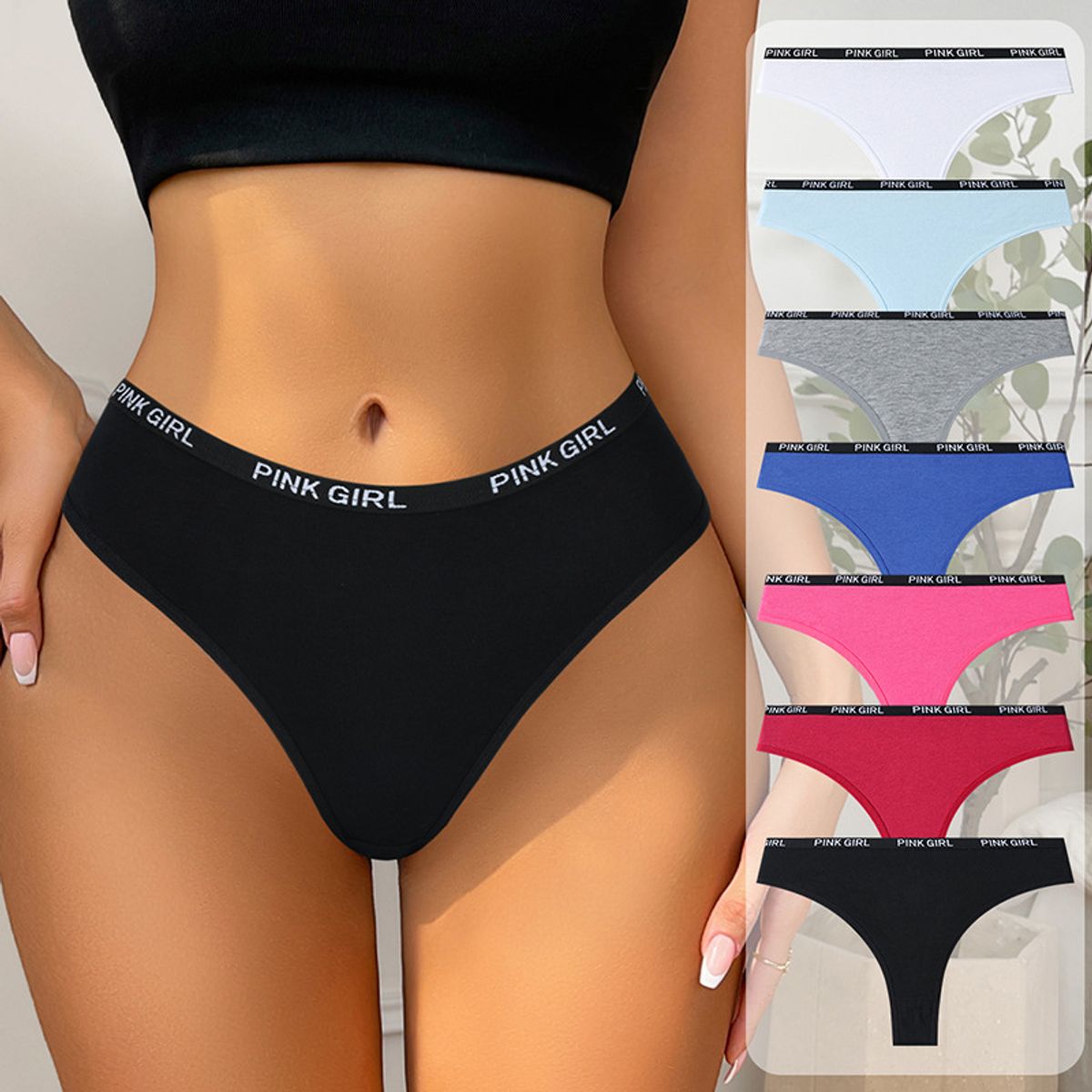 TIOZONEY - Pack de 7 Calzones Mujer