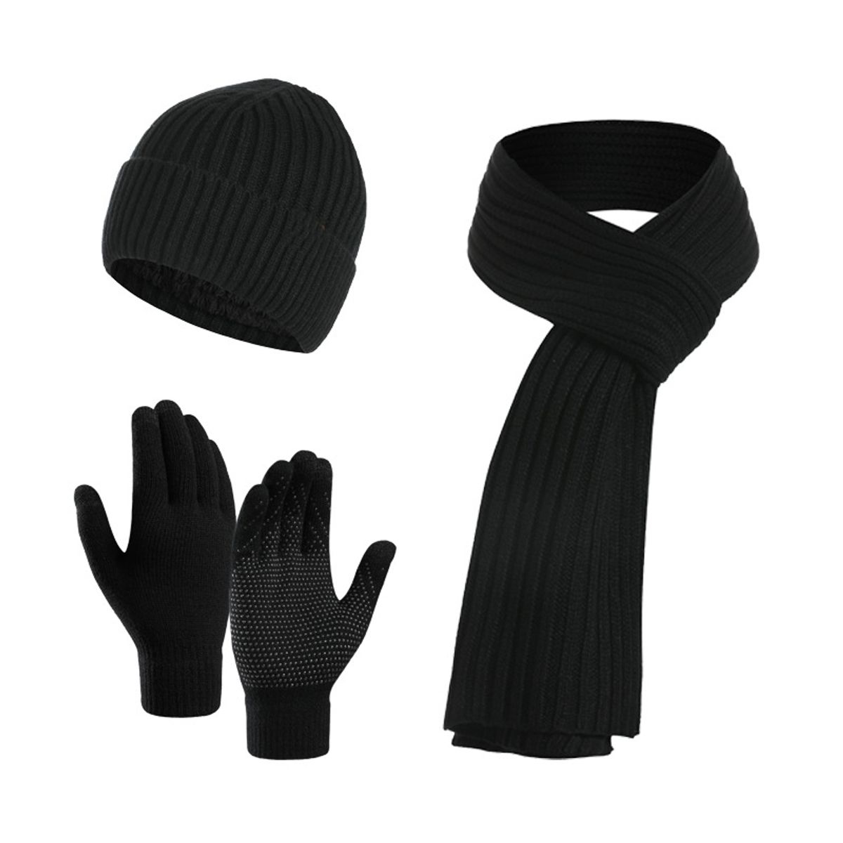 TIOZONEY - Pack Gorro Bufanda y Guantes