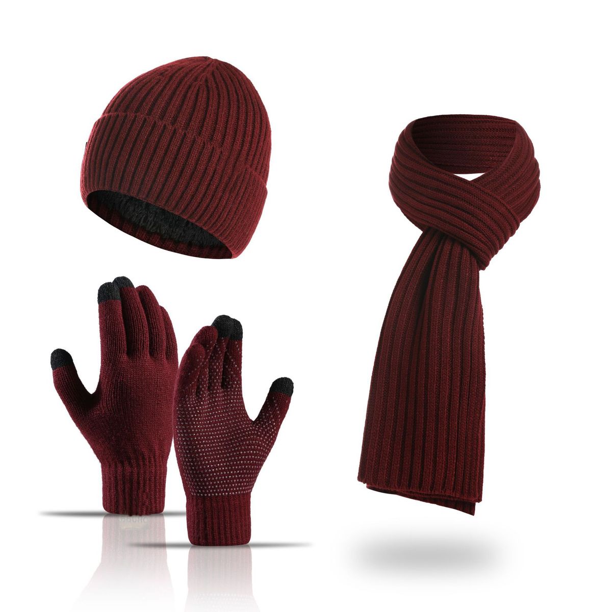 TIOZONEY - Pack Gorro Bufanda y Guantes