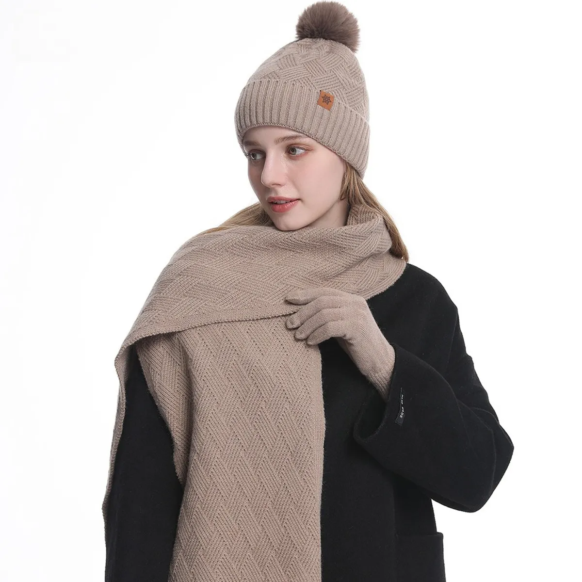 TIOZONEY - Pack Gorro Bufanda y Guantes