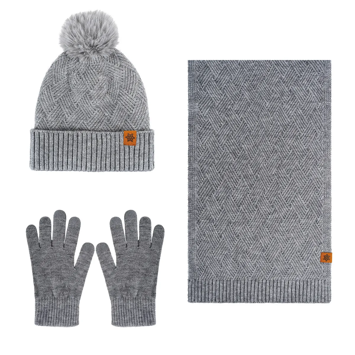 TIOZONEY - Pack Gorro Bufanda y Guantes