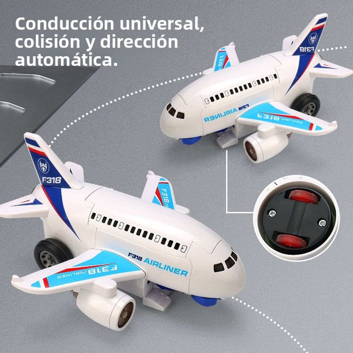 TIOZONEY - Avión robot de juguete