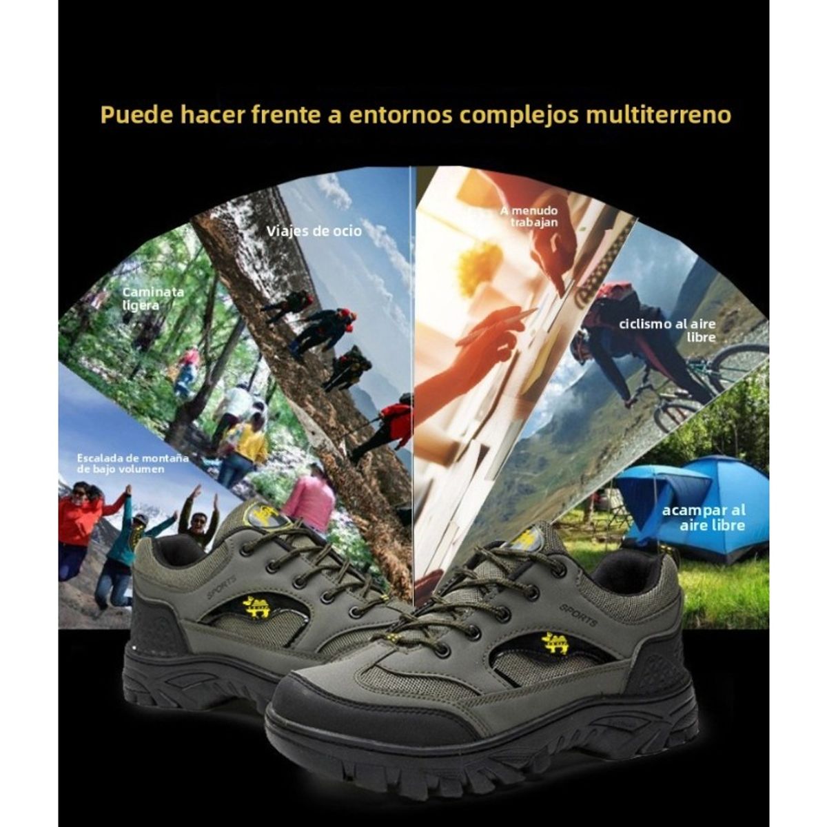 TIOZONEY - Zapatos de senderismo