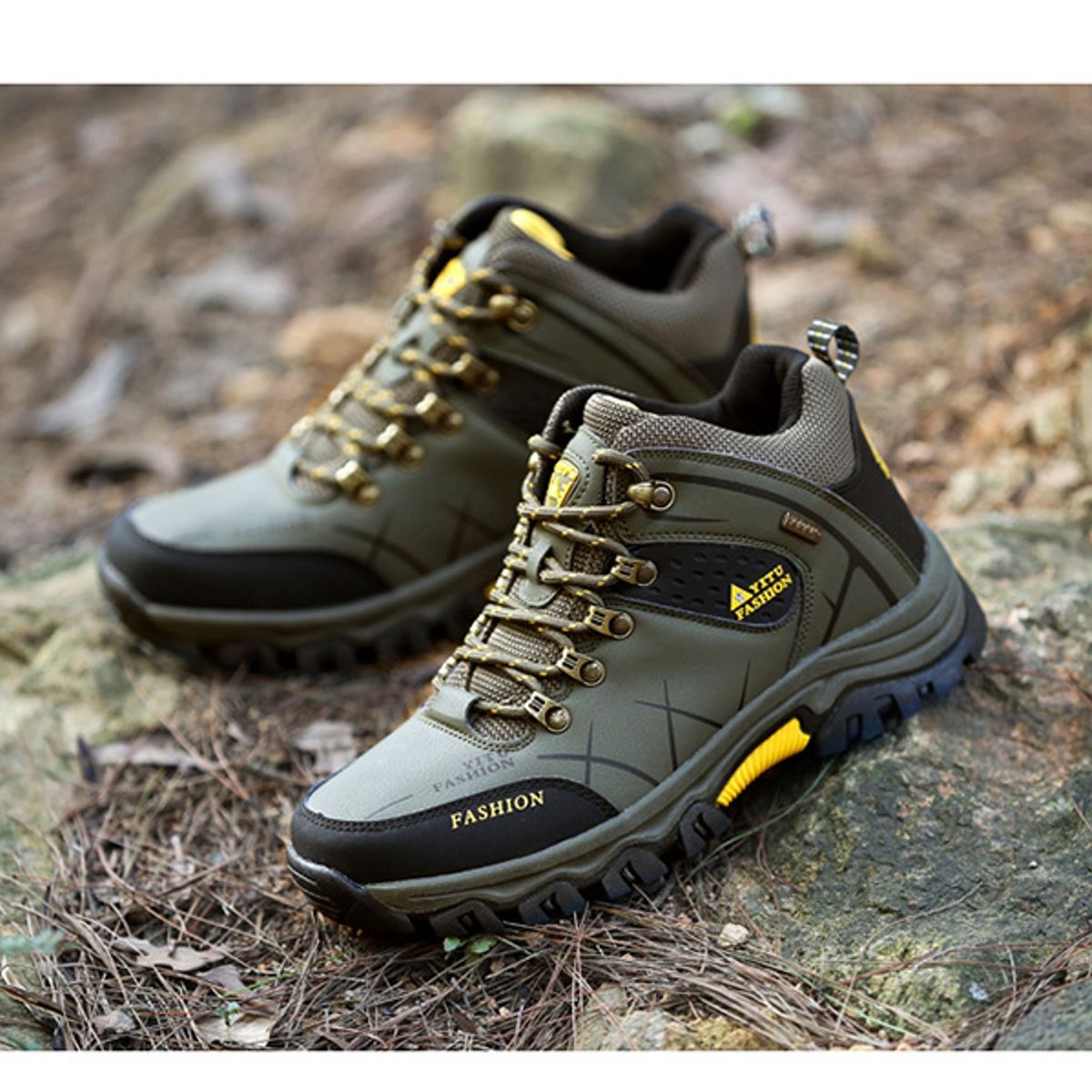 TIOZONEY - Zapatos de montaña para hombre