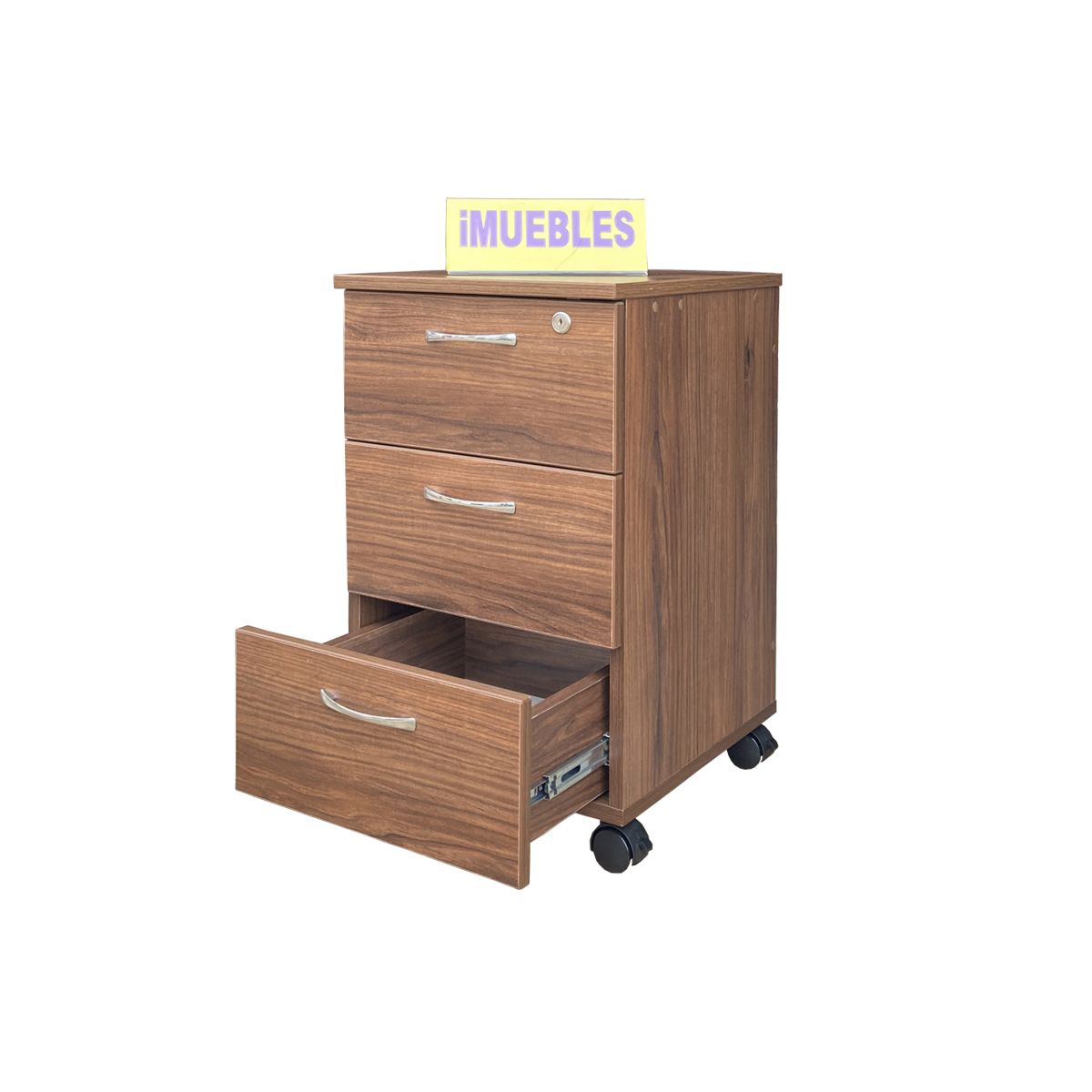 TEMEL - Gavetero para Oficina color Catania – 3 Cajones – SAHIP– iMUEBLES