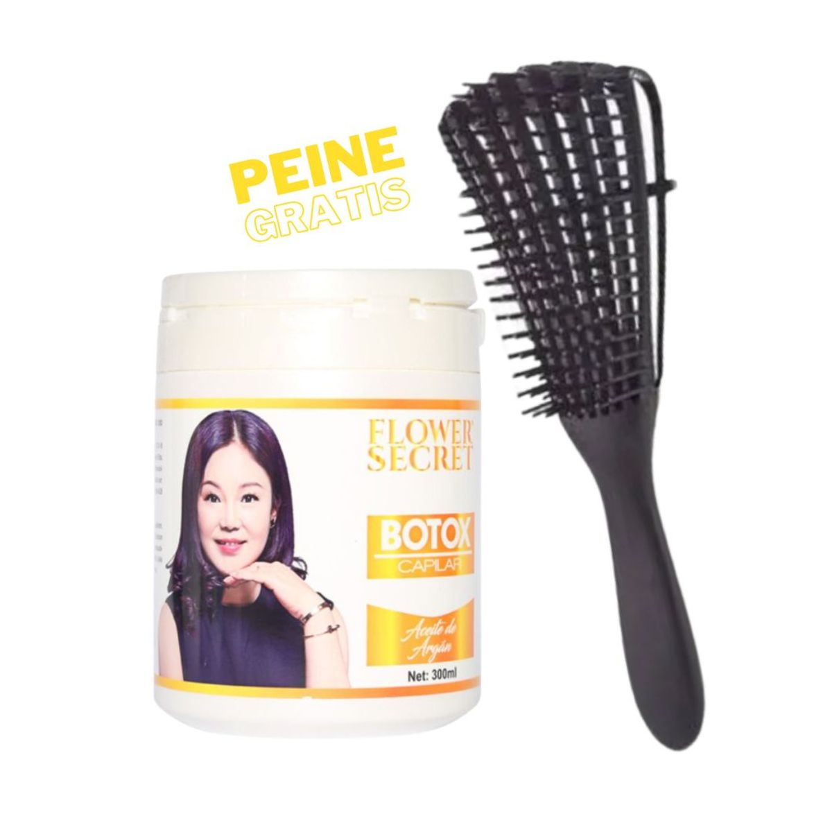 GENERICO - Botox Capilar Aceite De Argan + Peine