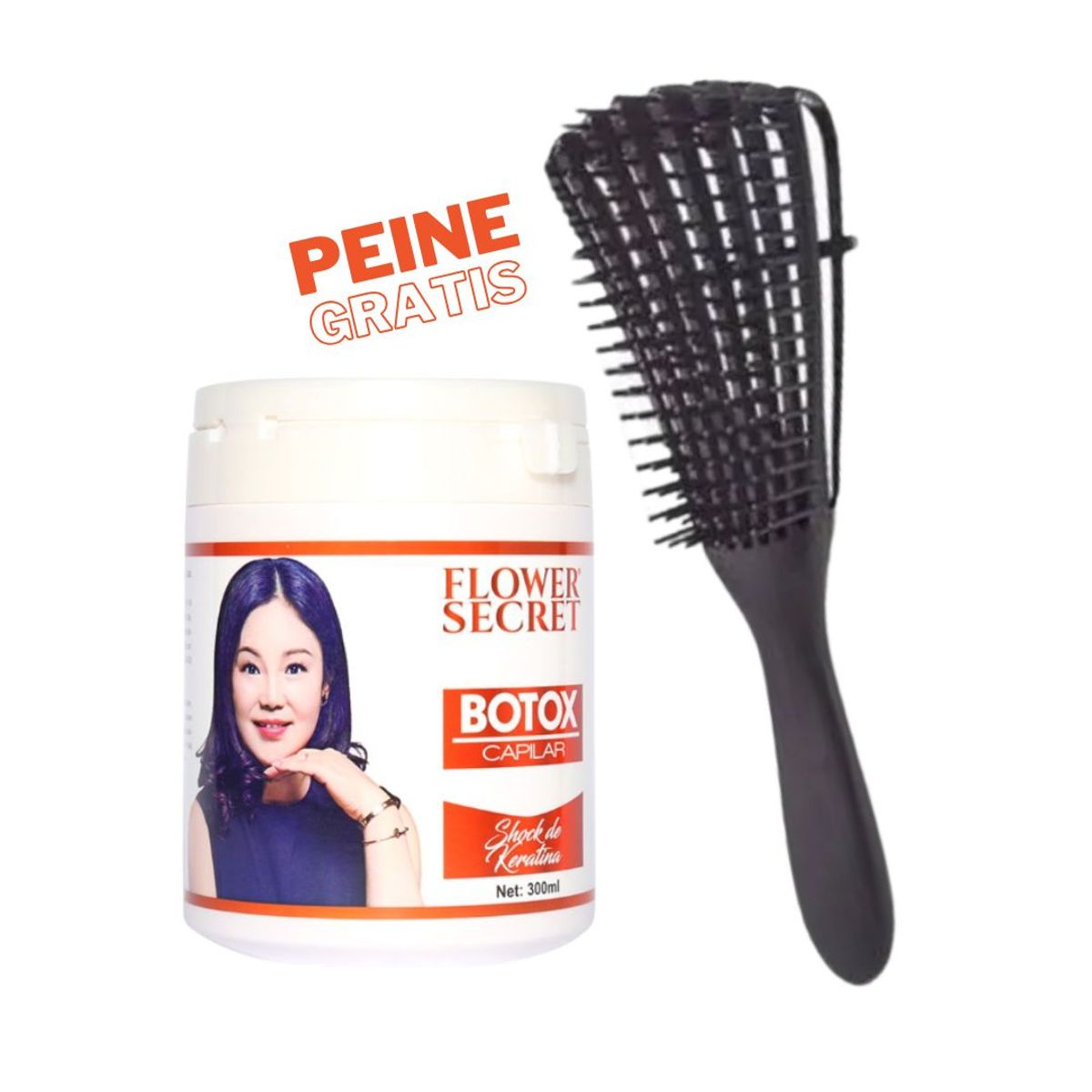 GENERICO - Botox Capilar Shock De Keratina + Peine