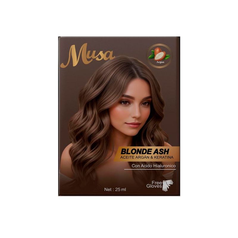 GENERICO - Shampoo Tinte Cenizo 71 25mlx10 en Sachets Musa