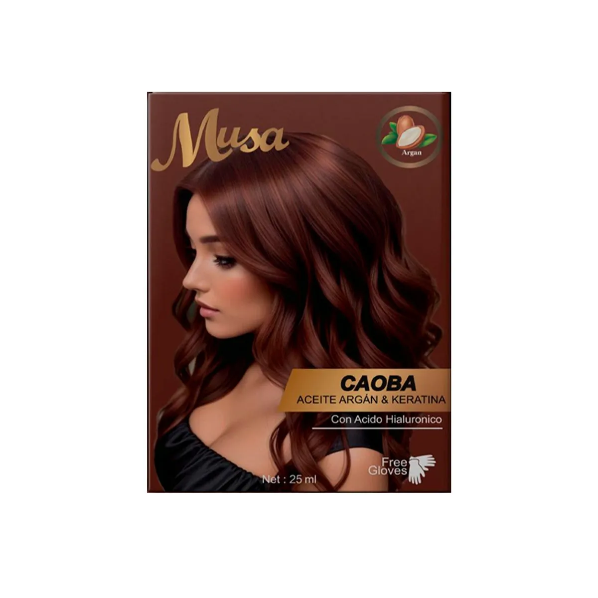 GENERICO - Shampoo Tinte Caoba 443 25mlx10 en Sachets Musa