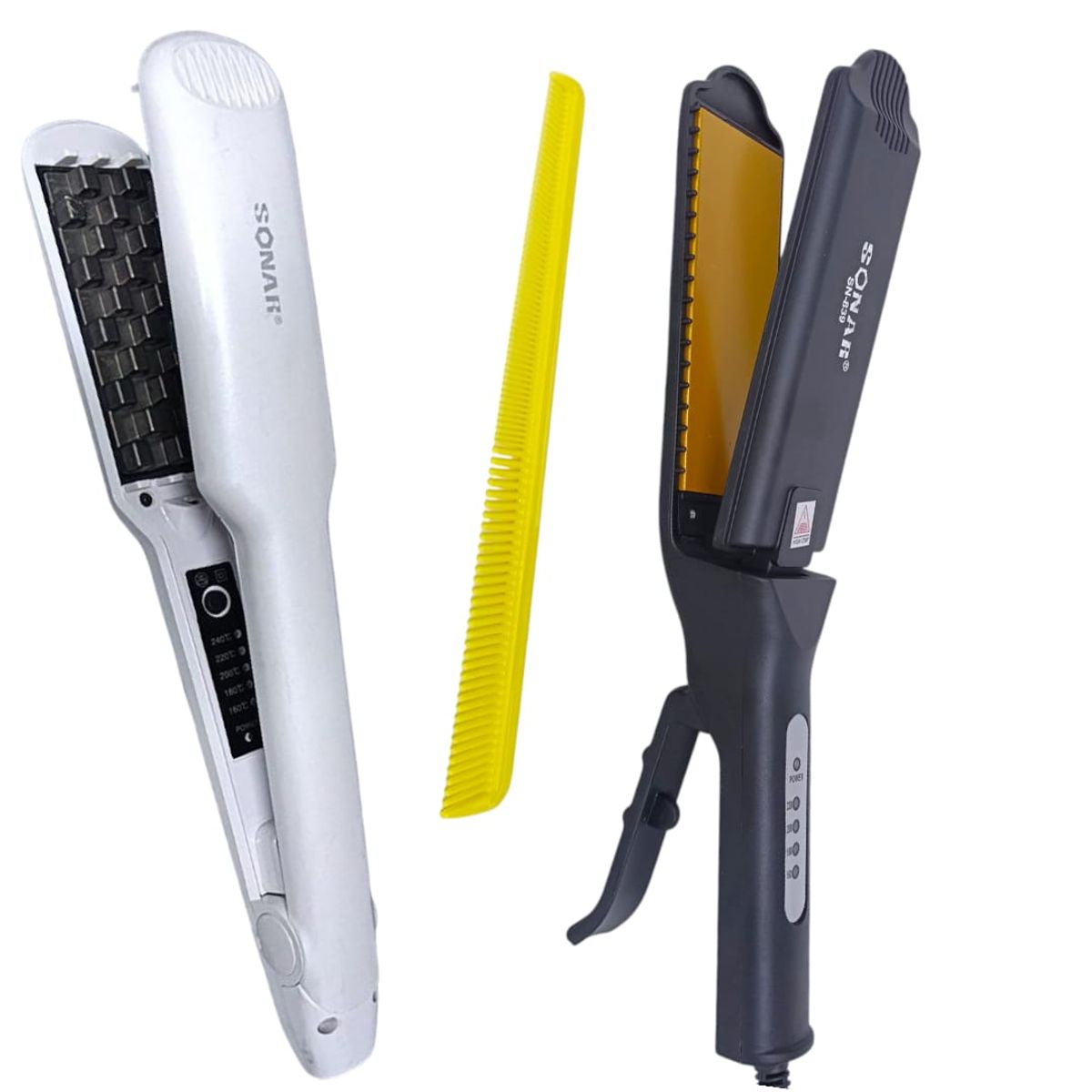 OEM - Plancha y Rizador SONAR Eléctrico 2 en 1 para Cabello Perfecto