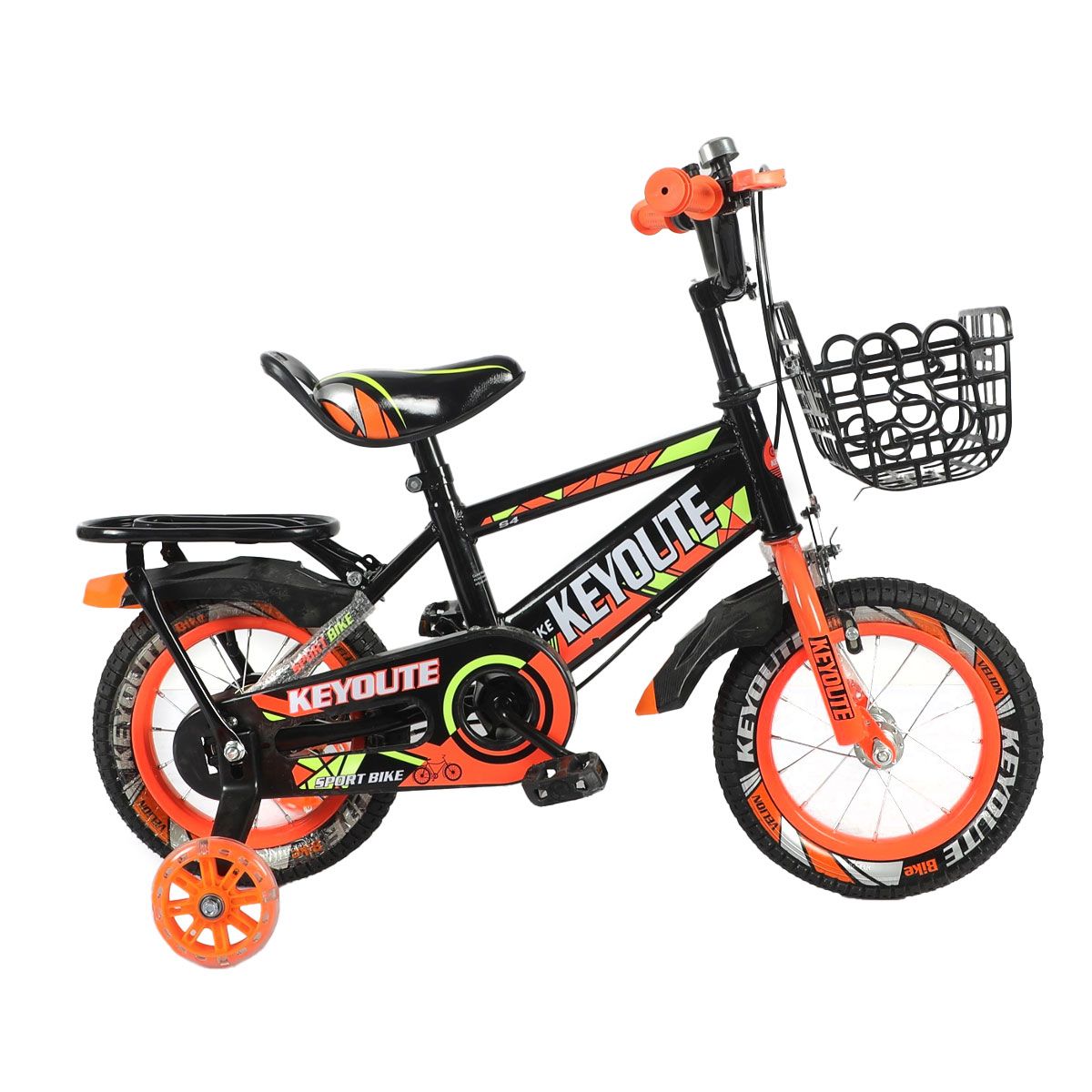 GENERICO - Bicicleta Para Niño Infantil Kids Doble Aro 16 Rojo ADG