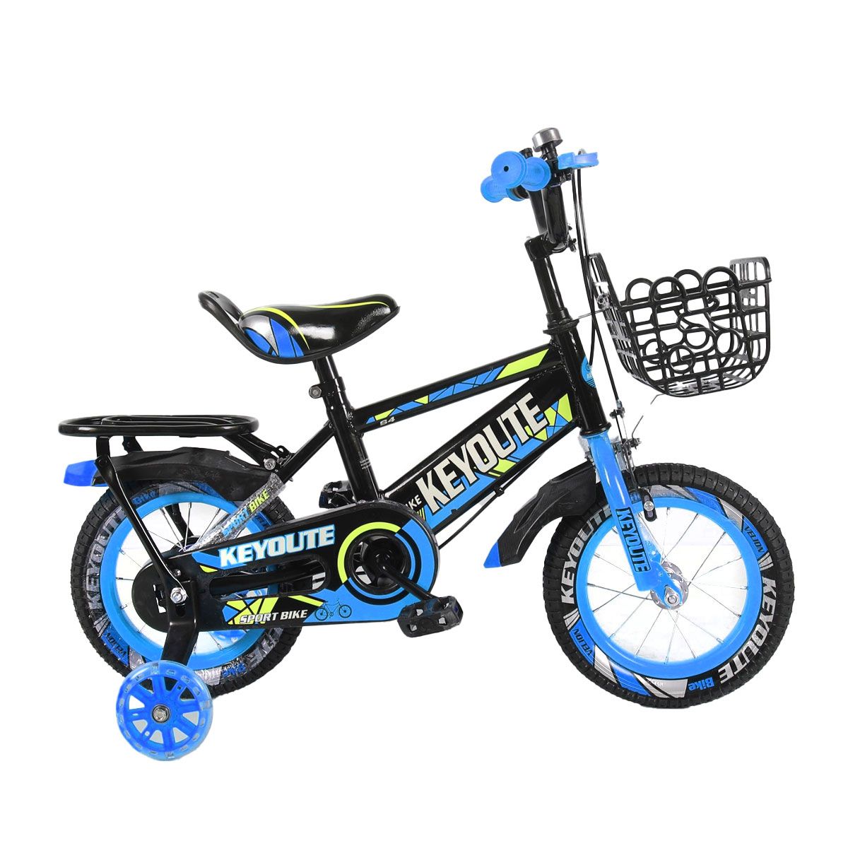 GENERICO - Bicicleta Para Niño Infantil Kids Doble Aro 16 Azul ADG