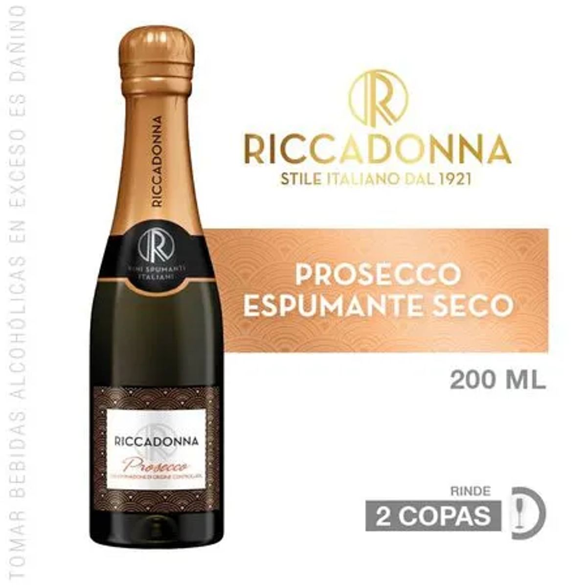 RICCADONNA - Espumante RICCADONNA Prosecco Botella 200ml