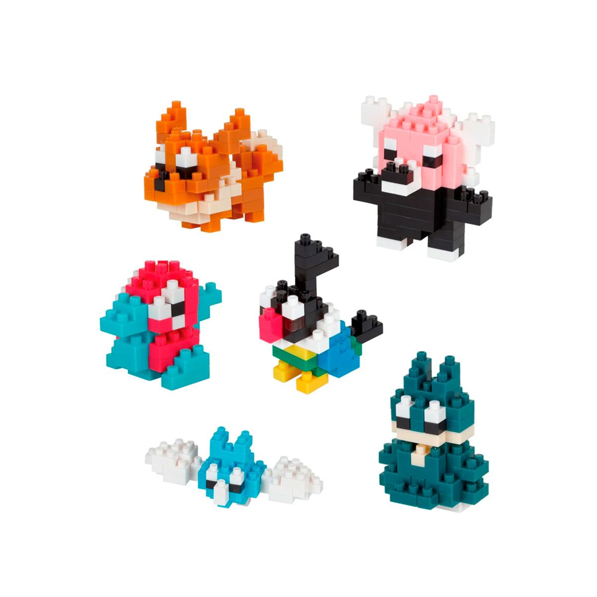 POKEMON - Pokemon Nanoblock Set de 6 Tipo Normal