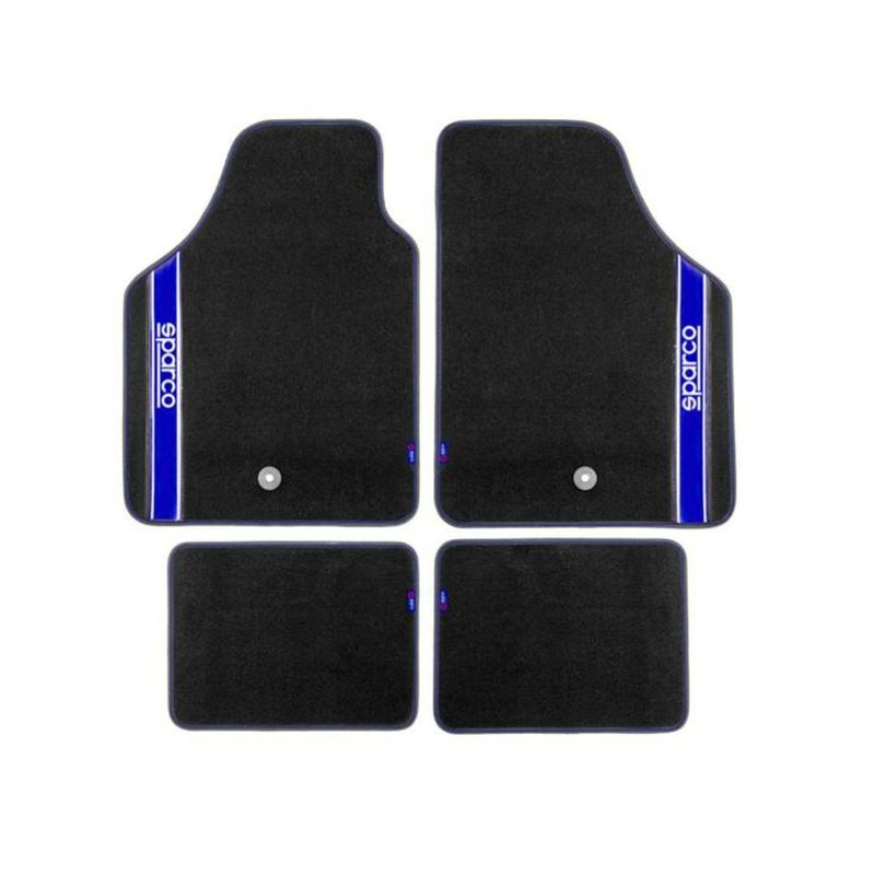 SPARCO - PISO ALFOMBRILLA sparco 4 piezas 03763BBS