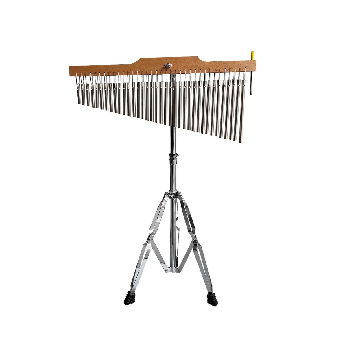 GENERICO - Cortina Musical de 36 Hileras Color Plateado