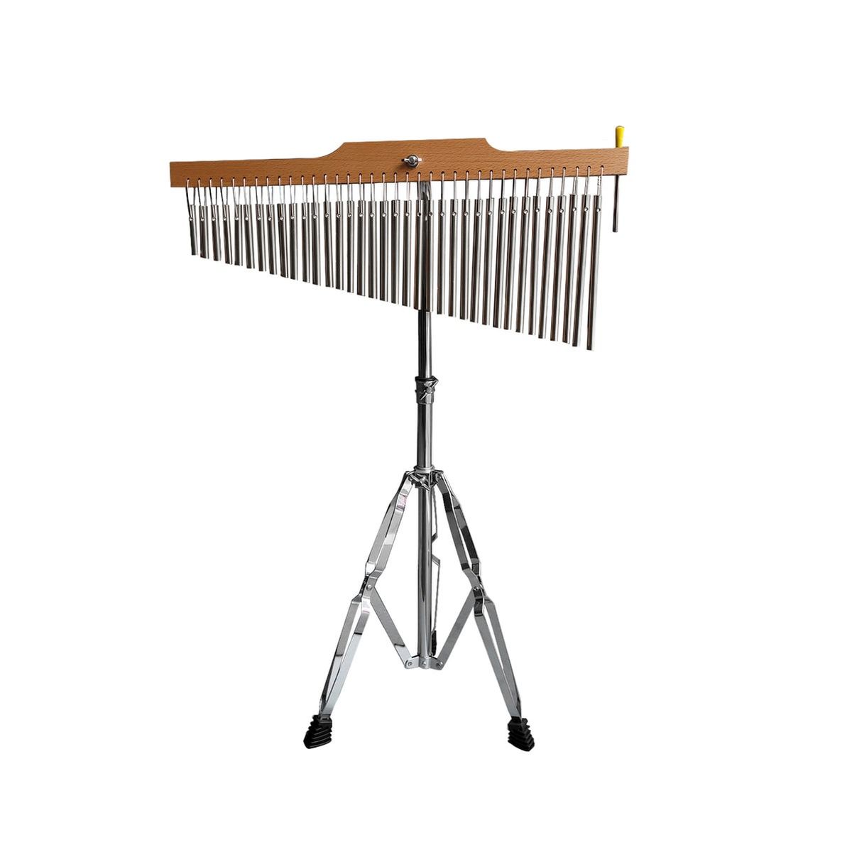 GENERICO - Cortina Musical de 36 Hileras Color Plateado