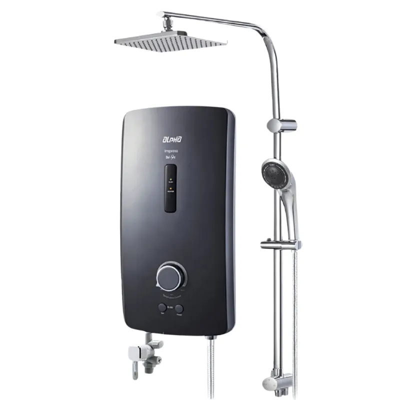 ALPHA - RAPIDUCHA ELÉCTRICA CON DUCHA ESPAÑOLA  IM9  METAL BLACK