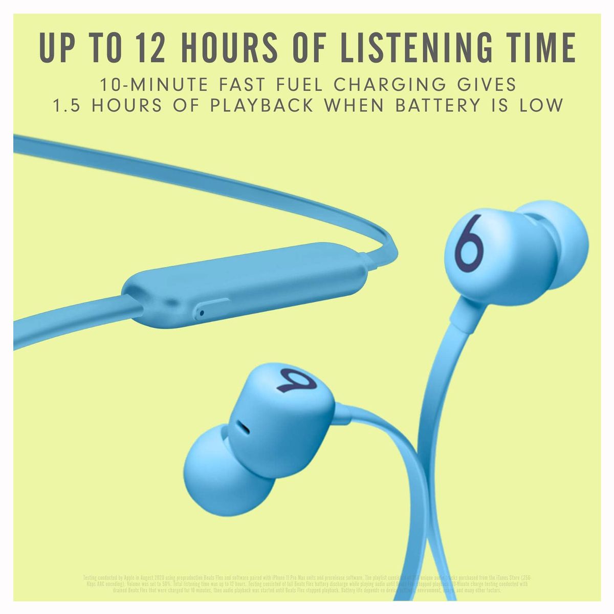 BEATS BY DR DRE - Beats Flex Auriculares Inalámbricos 12 Horas. Flame blue