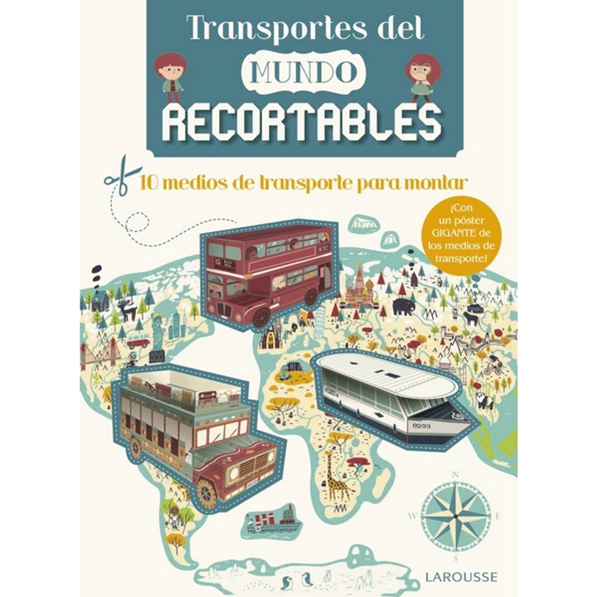 GENERICO - LIBRO TRANSPORTES DEL MUNDO RECORTABLES
