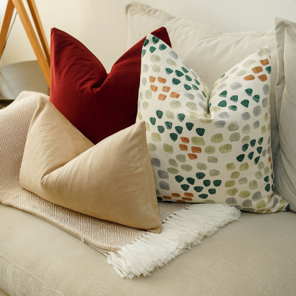 CLAUDIA RIVA HOME - Funda de Cojín Amelia + relleno de poliester