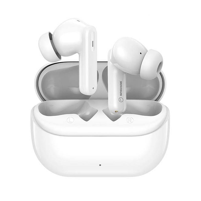 MOVISUN - Audífonos EarBox Buds6 Movisun con Cancelación de Ruido Blancos