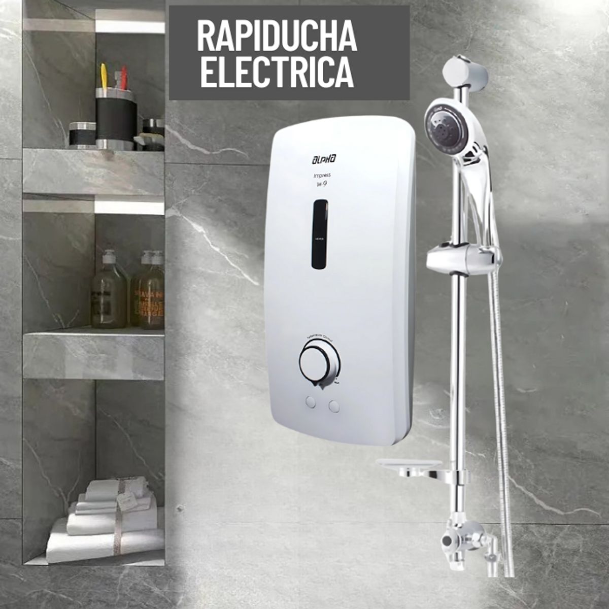 ALPHA - RAPIDUCHA ELÉCTRICA BLANCO IM9  METAL