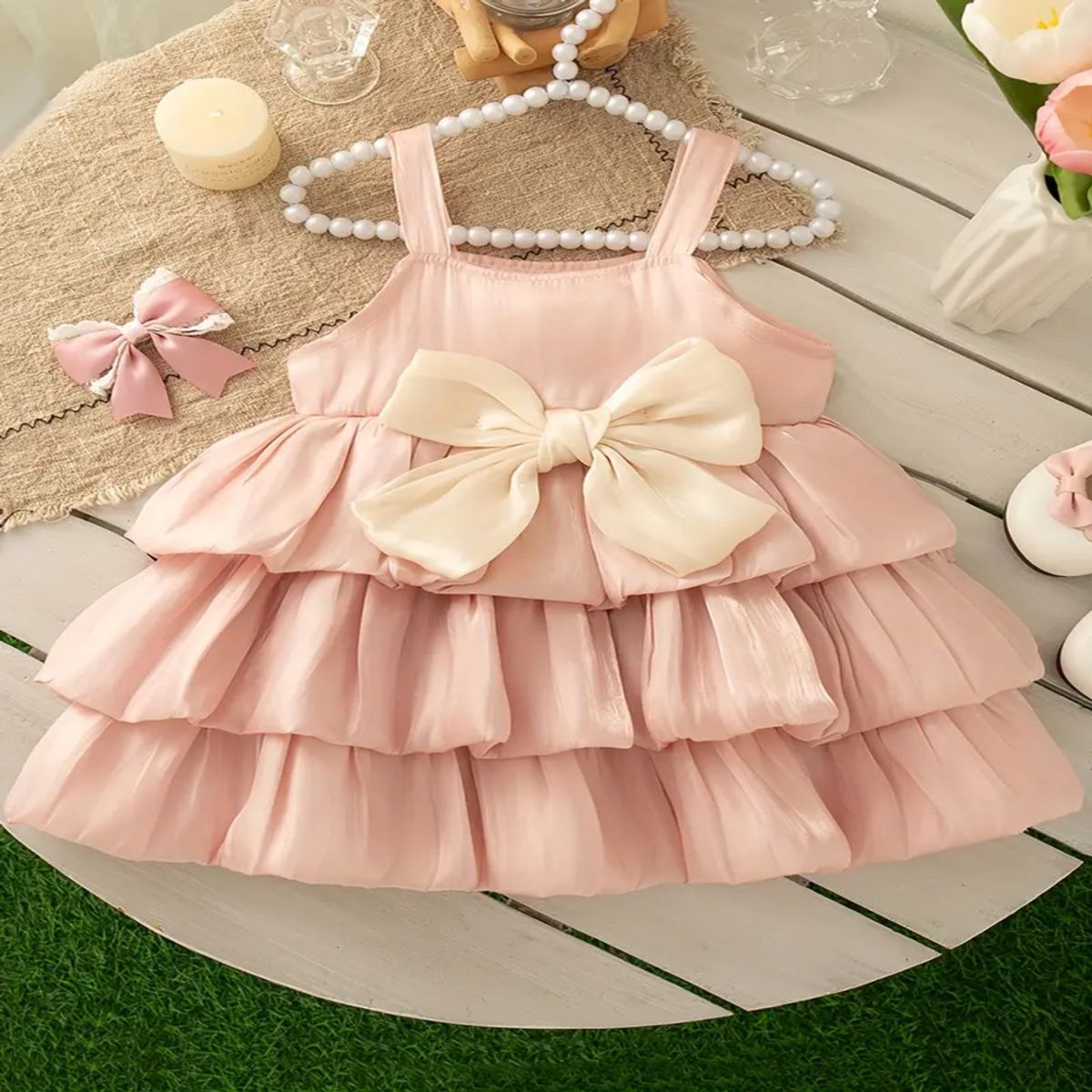 GENERICO - VESTIDO PARA BEBE ELEGANTE