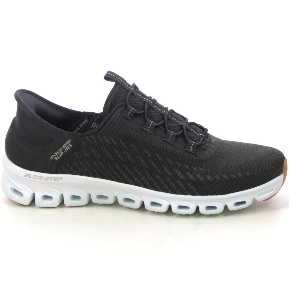 SKECHERS - Zapatilla Skechers Glide Step Tranquility 104574BKW Negro para Mujer