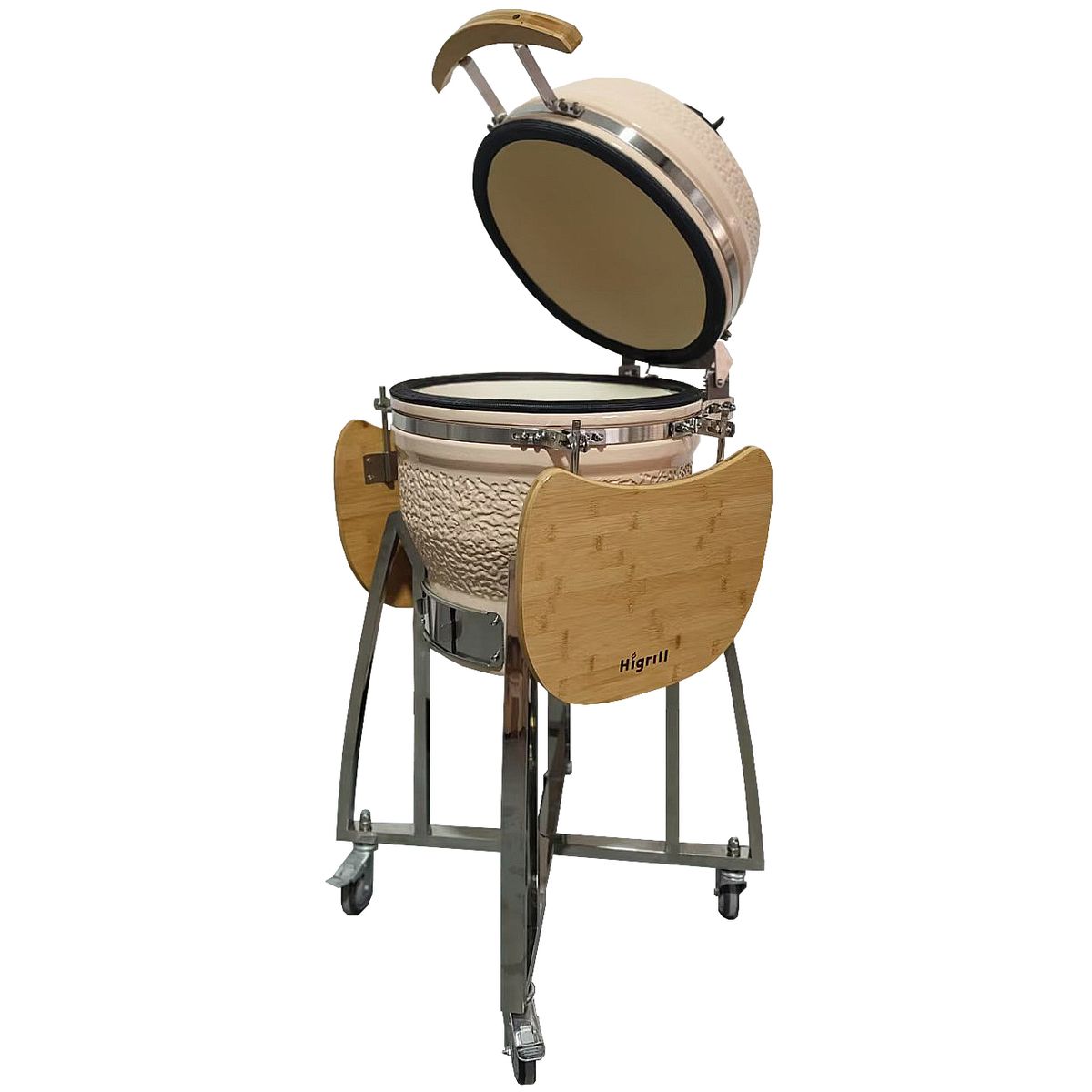 HIGRILL - Kamado 18 Pulgadas Parrilla con Divide & Conquer