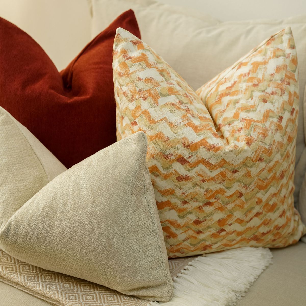 CLAUDIA RIVA HOME - Funda de Cojín Charlotte + relleno de poliester