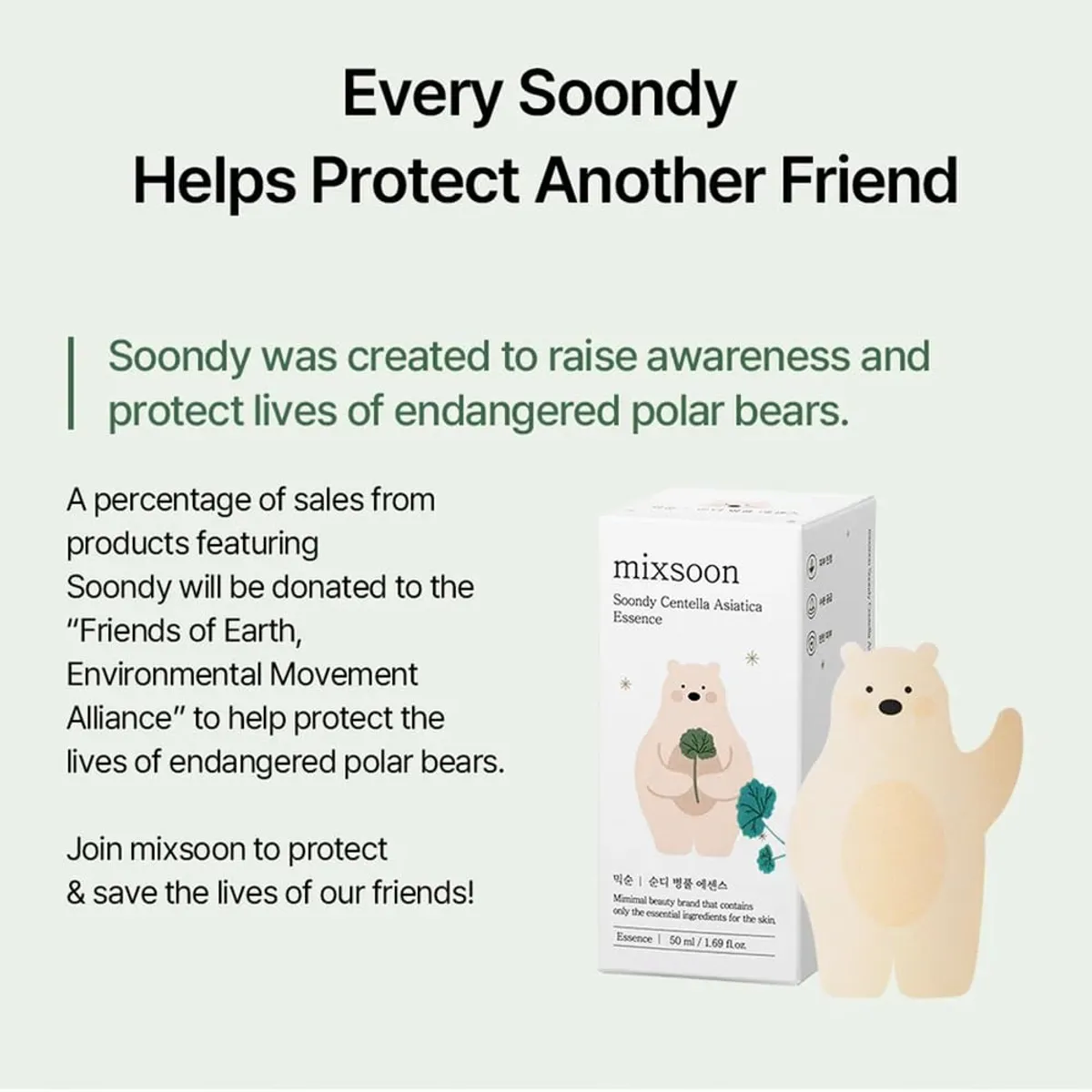 MIXSOON - Mixsoon Soondy Centella Asiatica Essence 50ml Esencia Calmante