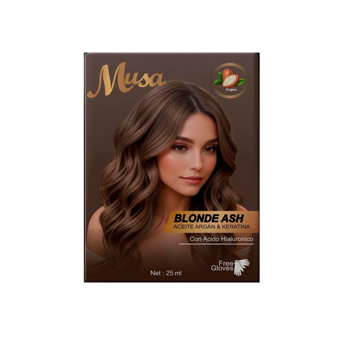 GENERICO - Shampoo Tinte Cenizo 71 25mlx10 en Sachets Musa