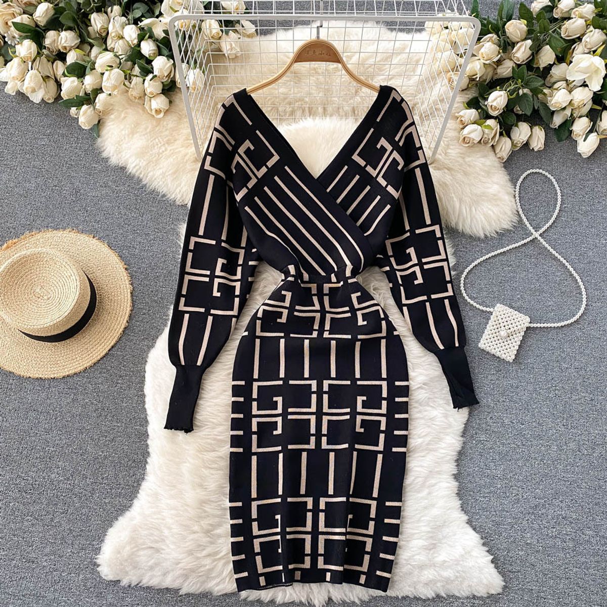 GENERICO - Vestido Miriam - Diseño de hombros descubietos