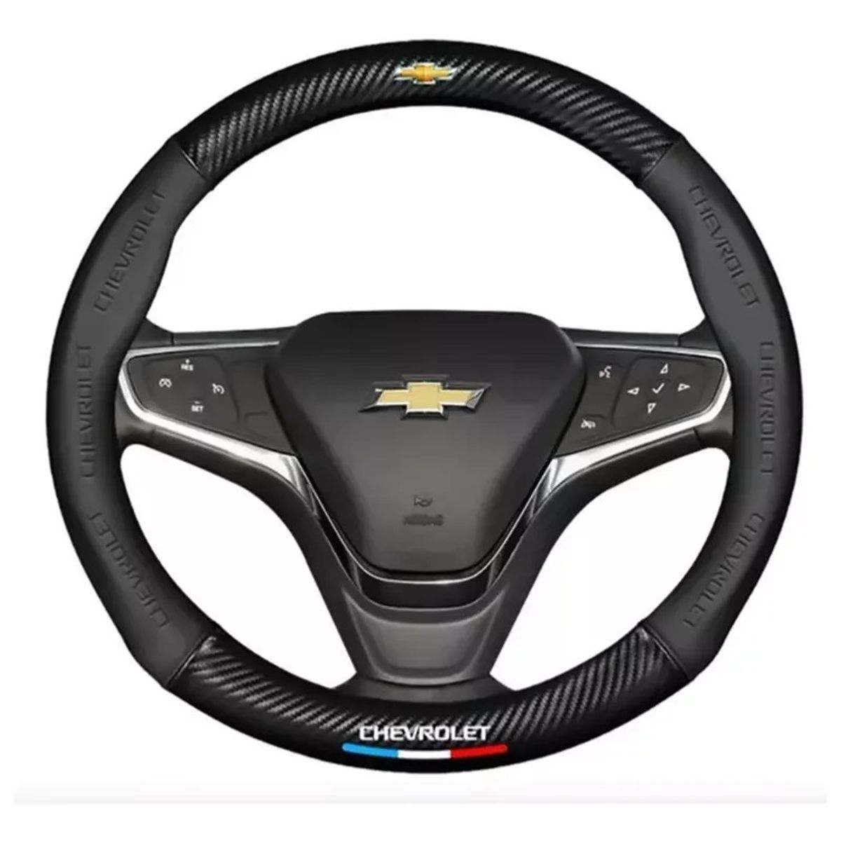 GENERICO - Cubre Volante Chevrolet - Fibra de Carbono