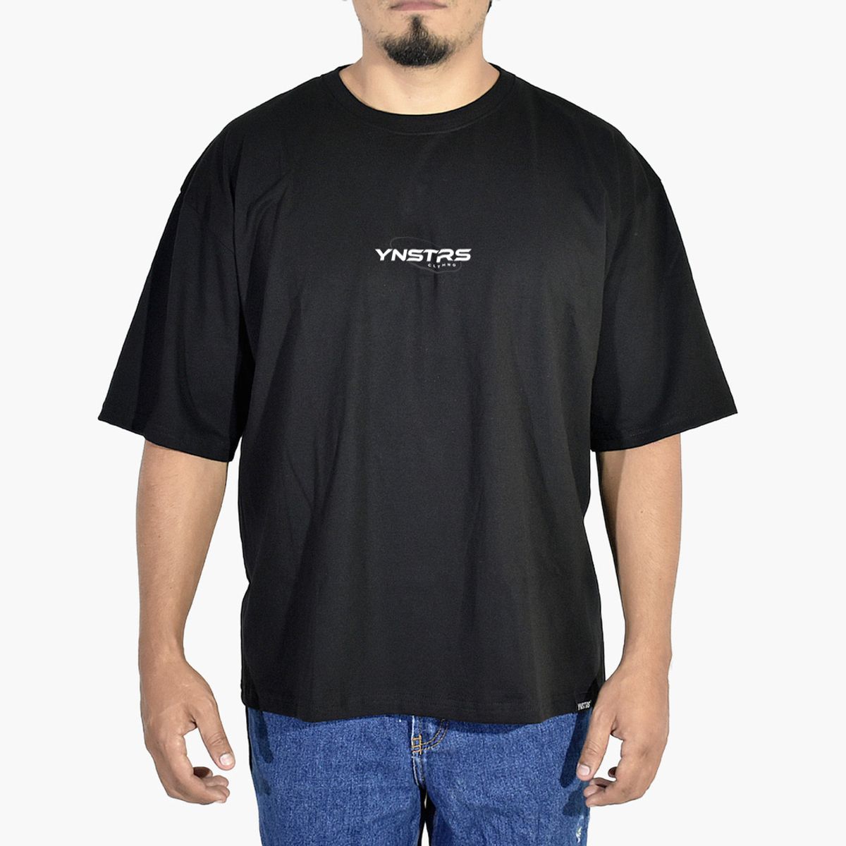 YONISTERS CLOTHING - Polo Oversize Algodón Negro Porshe Yonisters Clothing