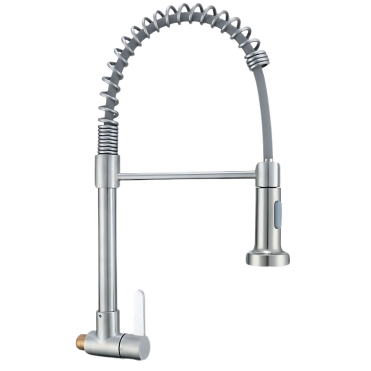 FRATELLI - GRIFERÍA DE COCINA RESORTE A LA PARED SATINADO