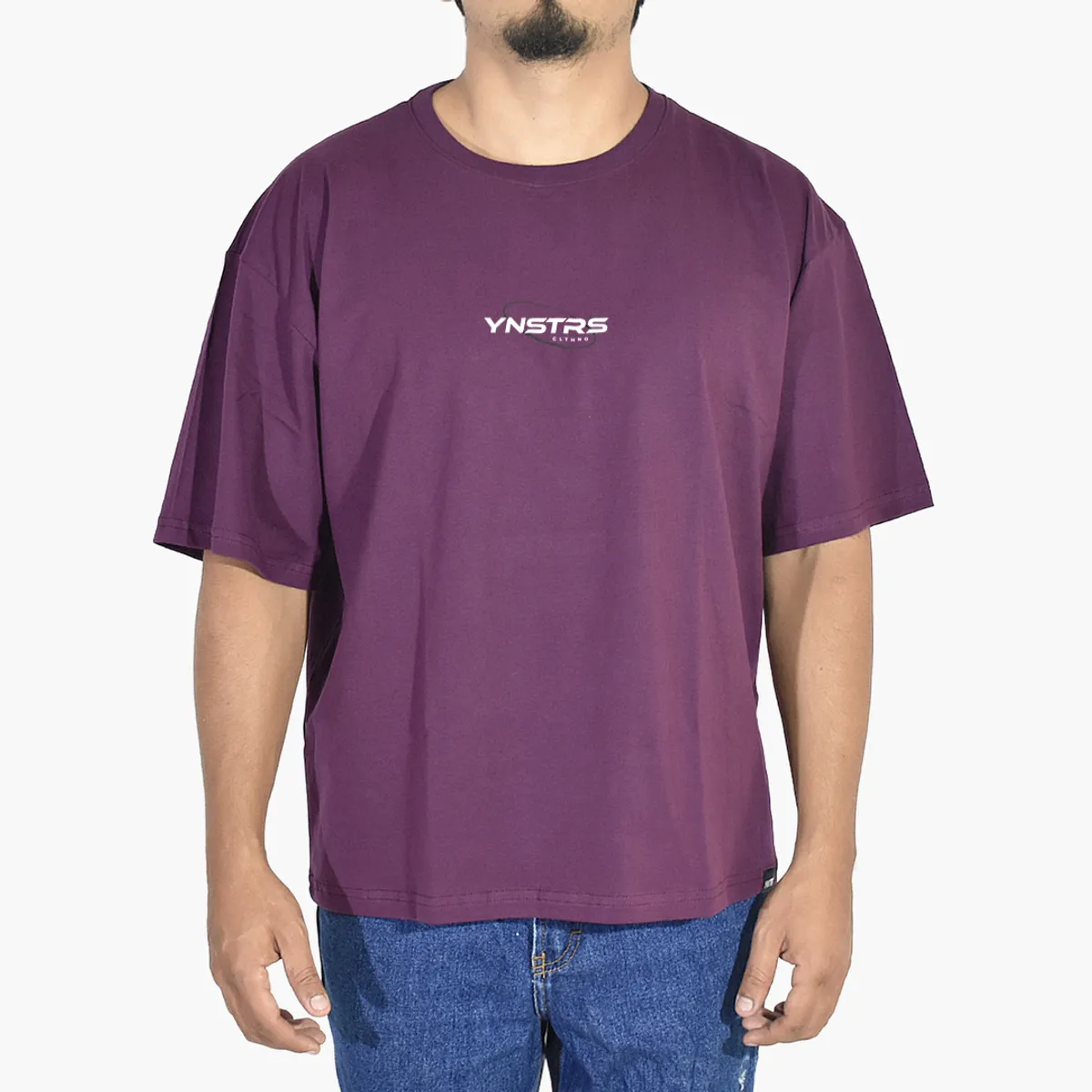 YONISTERS CLOTHING - Polo Oversize Algodón Vino DeLorean - Yonisters Clothing