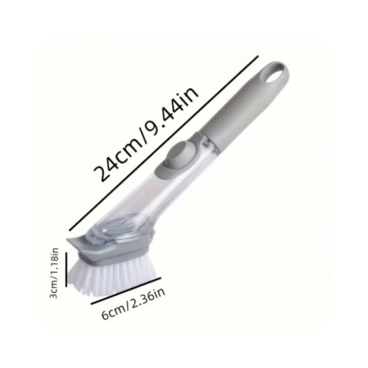 GENERICO - Cepillo con dispensador para limpieza