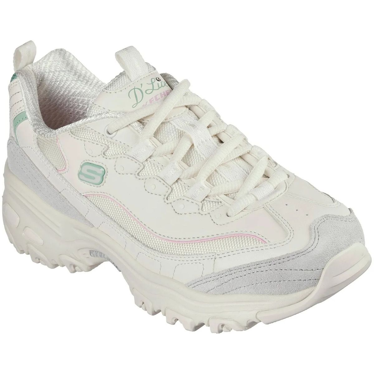 SKECHERS - Zapatilla Skechers DLites-New Heat 150231NTMT Beige para Mujer