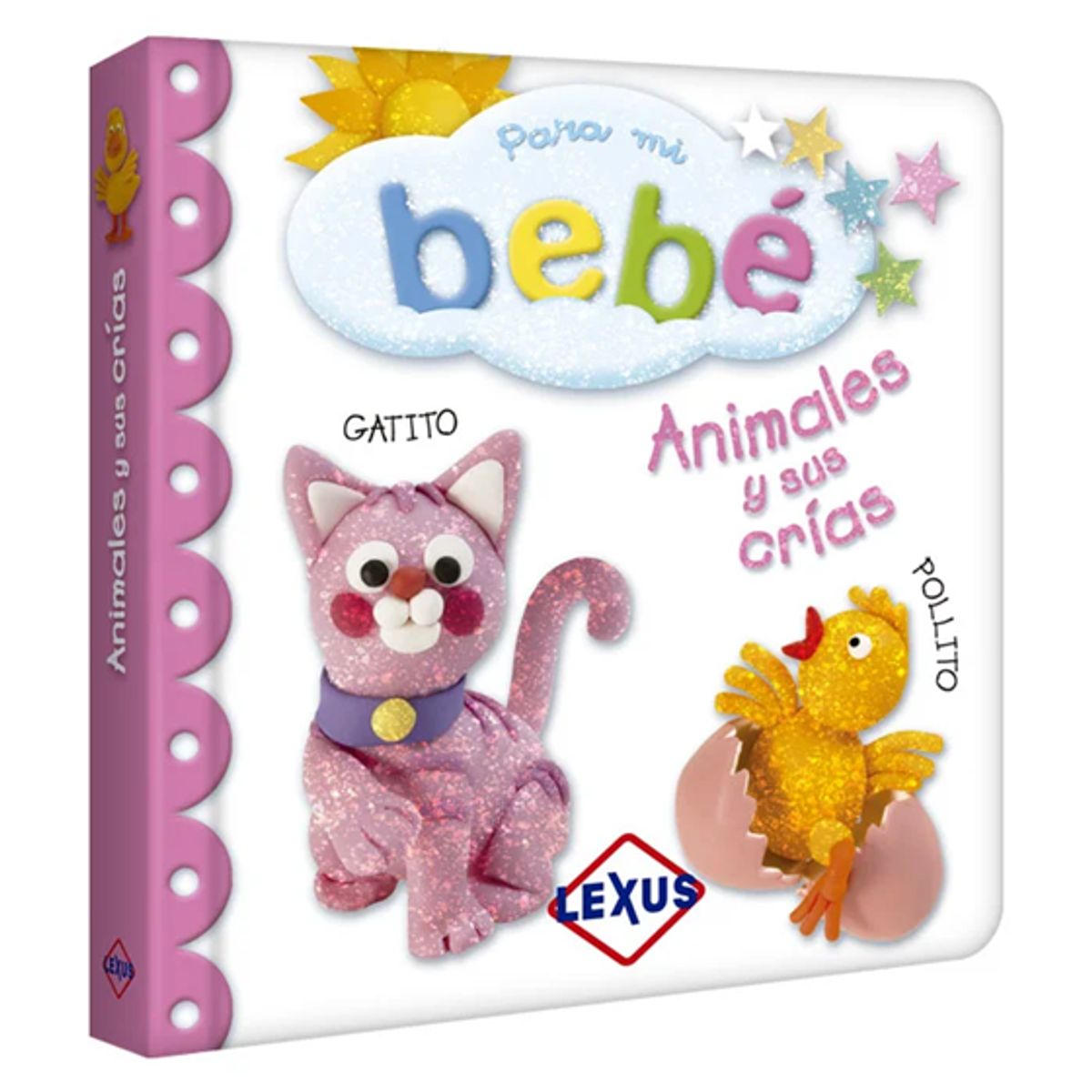 GENERICO - Libro infantil Bebe Animales y sus crías Colección para mi Bebé