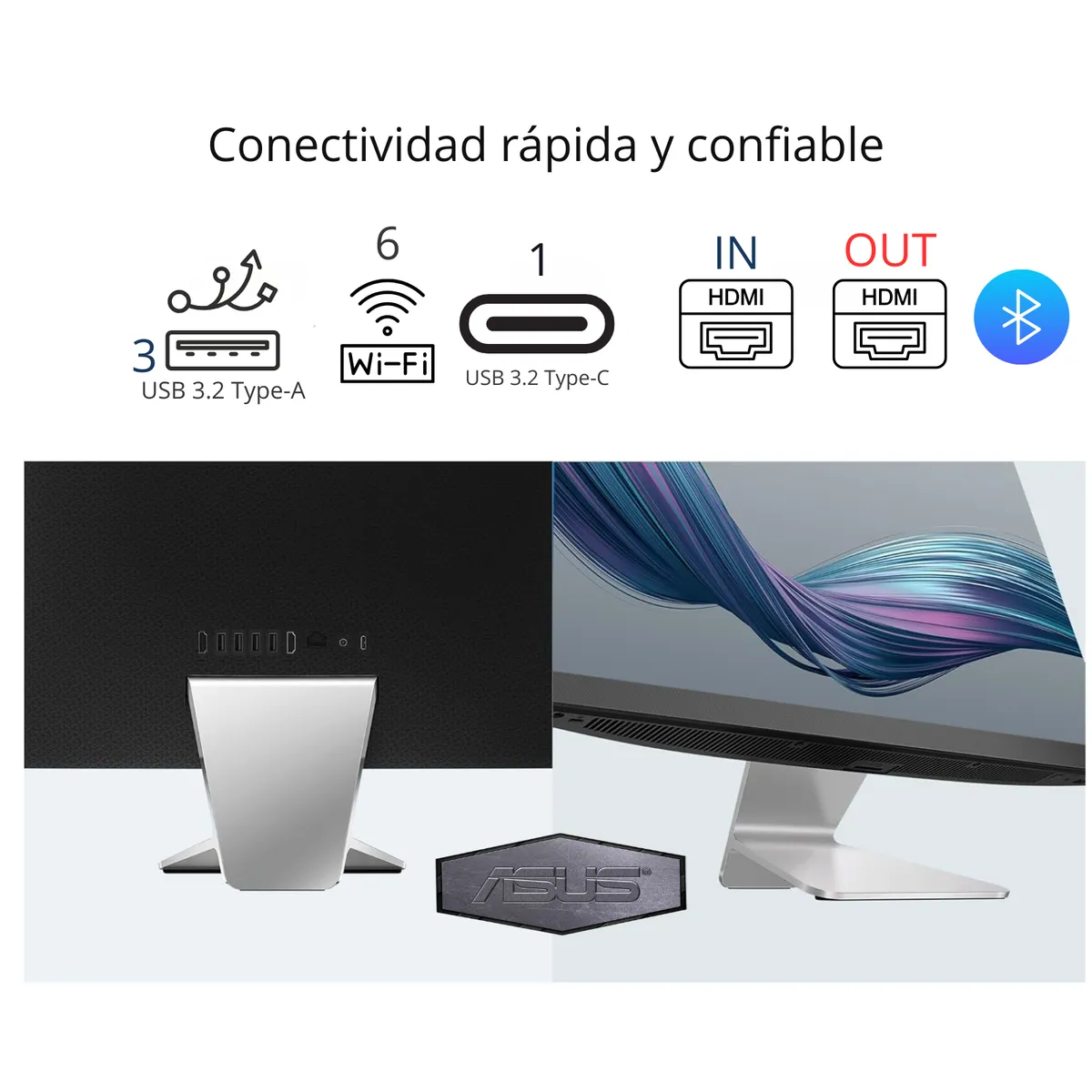 ASUS - All In One Asus AIO A3402WVAk Intel Core i5 1335U Ram 16GB Disco 512GB SSD  FHD