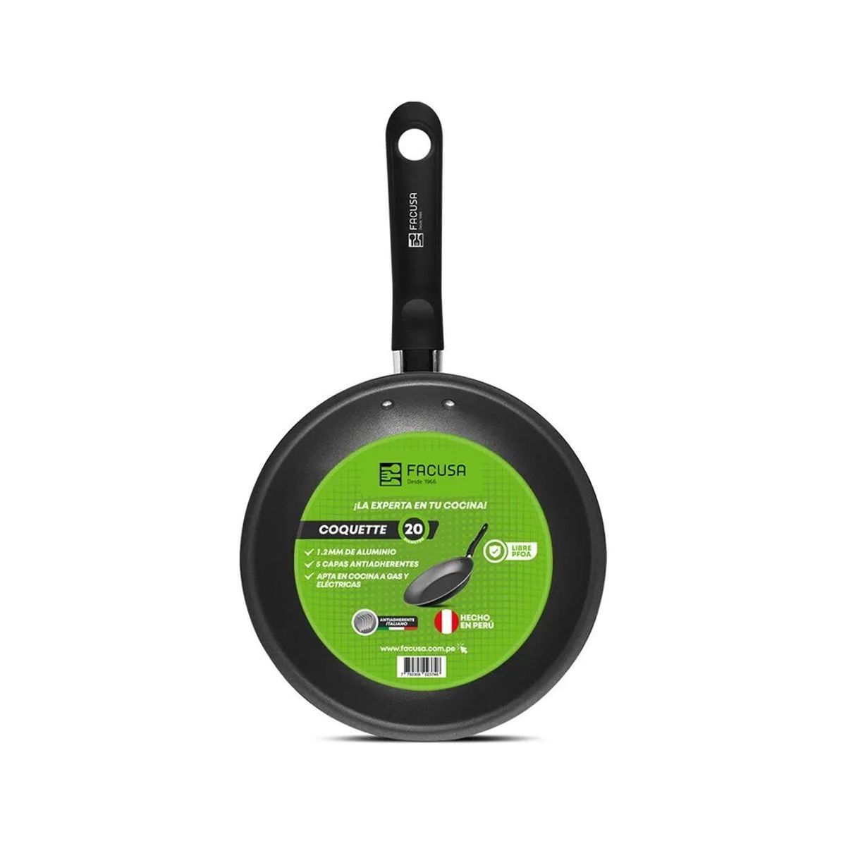 FACUSA - SARTEN ANTIADHERENTE FACUSA 20 CM DE DIAMETRO