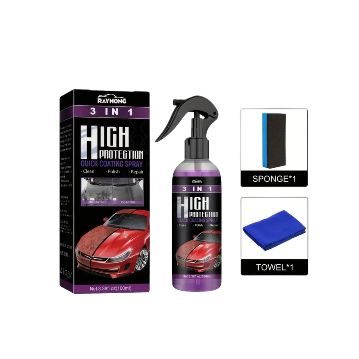 GENERICO - Spray de Revestimiento Ceramico 3 en 1 - 100 Ml