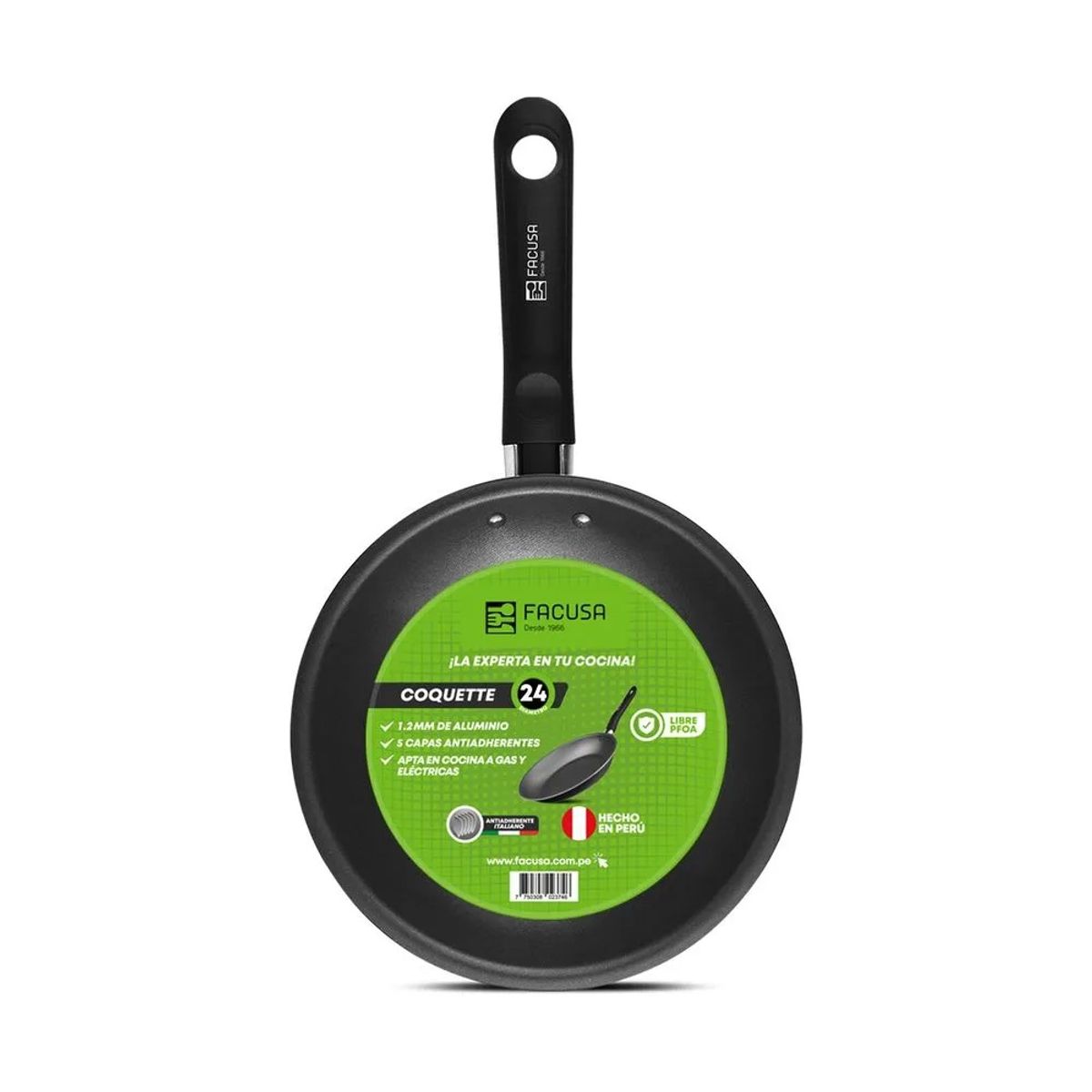 FACUSA - SARTEN ANTIADHERENTE FACUSA 24 CM DE DIAMETRO