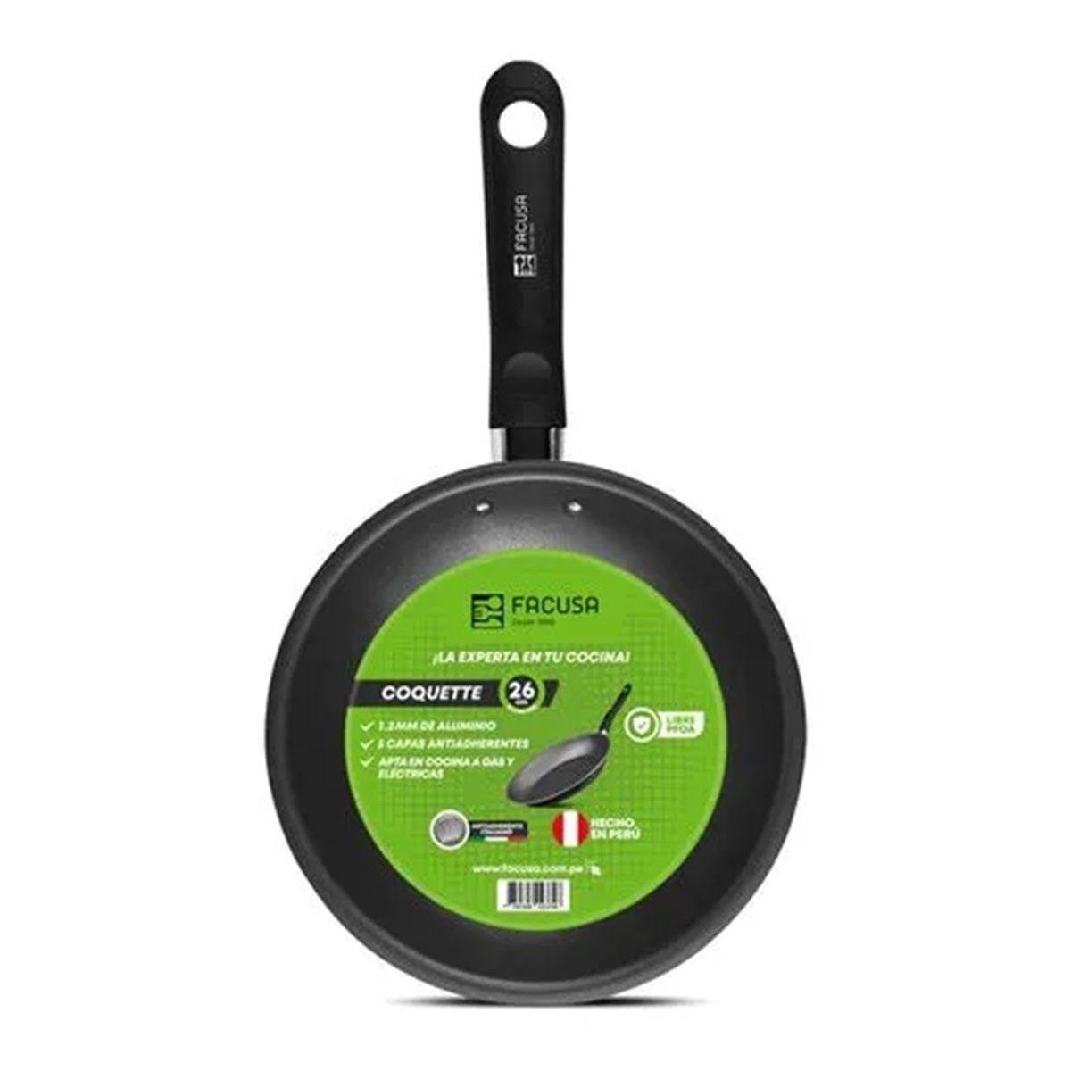 FACUSA - SARTEN ANTIADHERENTE FACUSA 26 CM DE DIAMETRO